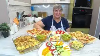 Новогодний стол за 1 час для гостей! Меню из самых простых продуктов!