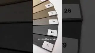 Huasheng Blinds Matte Color Card #blinds  #creativeblinds #shutter #homedecor #shade #woodworking