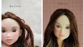 쉬운인형 식모방법 완결편How to Reroot Doll Hair (For Beginners)   바늘정보는 아래설명글에  ⬇️⬇️