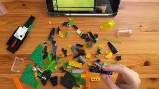Собираем набор LEGO 76025 - самолёт Зелёного фонаря