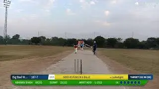 Lumelight vs Big Bad Wolves live cricket match | The War For GLORY live - Rahul Yadav Cricket Ground