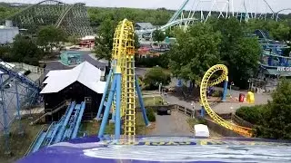 Carolina Cyclone Front Seat POV 2015 FULL HD Carowinds