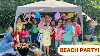 Beach Birthday Party | Summer Bbq with Friends | Digging Clams