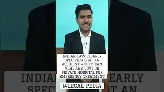 Medical Treatment to Emergency Accident Victim Law #shorts #law #accident #emergency #treatment