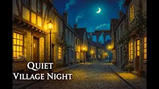 Quiet Village Lights at Night | Peaceful Silence & Cozy Ambience 🌙✨