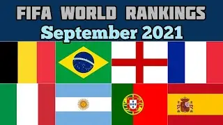 FIFA World Rankings September 2021 Top 10 Nations