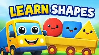 Shapes Truck Song 🚛 | Circle Square Triangle for Kids