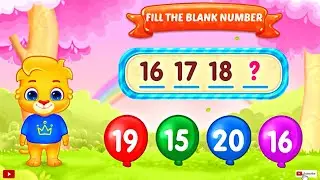 123 Numbers - Count & Tracing | Fill in the Blank | Number Learning | Gameplay