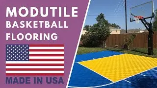 Outdoor Basketball Court Installation