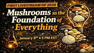 First Livestream of 2026 | Mushrooms as the Foundation of Everything | Jan 8th, 5 PM EST