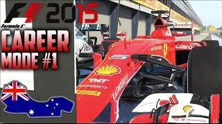 F1 2015 FERRARI CAREER MODE #1: AUSTRALIA