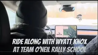 Ride Along with Wyatt Knox on a snow covered rally course at Team O'Neill Rally School