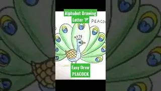 EASY DRAW I Alphabet Drawing with letter 