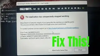 The Application Has Unexpectedly Stopped Working MW2 &ndash; DODI / FitGirl Repack 2025