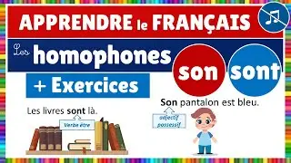 Les homophones : son / sont || Sans fond musical