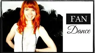 Fan Dance Routine in 5 steps  fancy, easy, beautiful- How to Burlesque Dance for Beginners -Tutorial