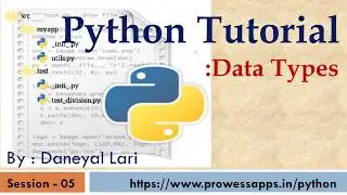 #6 Python Tutorial for Beginners | Data Types in Python