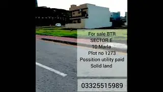 Urgent For Sale Sector E 10Marlaplot 1273 Possession utility Paid Taj Khan 03325515898/ 03452173227