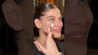 🪄 Creating the PERFECT canvas backstage at Paris Couture Week for Zuhair Murad 🪄  #Shorts