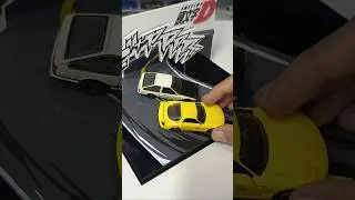 Initial D Drift Scene Diorama Full Akrilik #diecast #diorama
