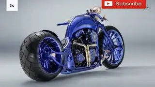 World's most expensive customised bike | Harley Davidson Bucherer blue edition.