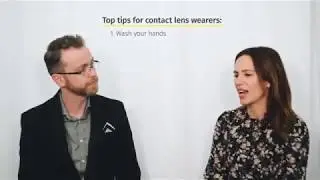 Top tips for contact lens wearers