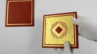8837, Red Color, Designer Multifaith Invitations, Interfaith Wedding Invitations, Wedding Cards