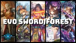 【Shadowverse】 Evo Swordcraft (feat. Forestcraft) - AA Rank | Omen Of Storms (Cross Craft)