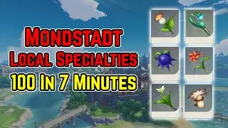 7 Minutes 100 Mondstadt Local Specialties - Best Efficient Route