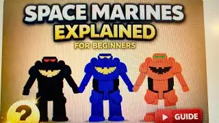 Space marines explained (Warhammer 40K lore)