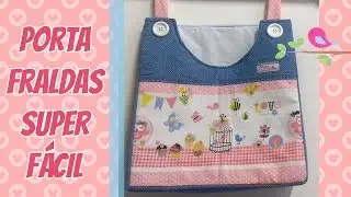 Porta Fraldas Super Fácil - Costura Iniciante