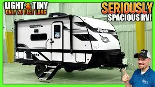 Genuinely Surprisingly Spacious Inside this little RV! 2026 Jay Feather 16RB Travel Trailer