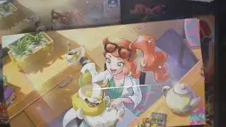 Распаковка эксклюзивной коллекционной коробки с игровым ковриком Sonia Yamper от Pokemon Center в Японии