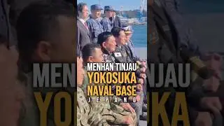 Menhan Tinjau Yokosuka Naval Base di Jepang
