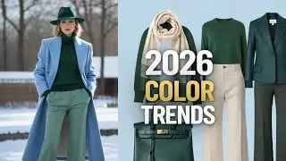 Самые важные цветовые тренды зимы 2026 года, о которых вам нужно знать.