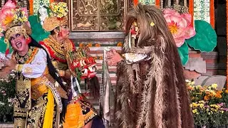 Pementasan Jogeg Pingit Bersama Pradnya Larasari Ring Pura Dalem Puri Peliatan Ubud