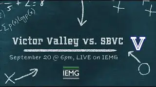 LIVE! Victor Valley vs. San Bernardino Valley Football (9-20-25)