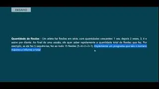 Algoritmo I:Função para calcular  o número total de flexões em série crescente .  HTML, CSS & JS