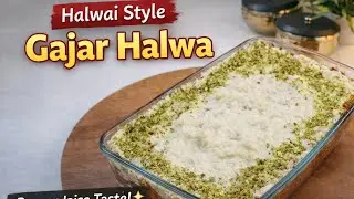 Halwai Style Gajar Halwa 😍Rich, Creamy & Full Of Desi Ghee 🤍Bazaar Jaisa Taste – Ghar Par! ✨