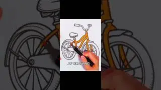 Bicycle Drawing #bmw  #shorts #shortvideo #drawing #viral