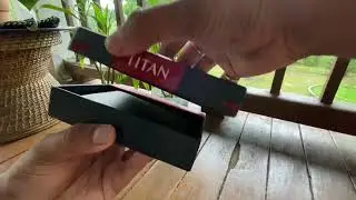 Unboxing of Titan Men Brown Genuine Leather Wallet from Flipkart
