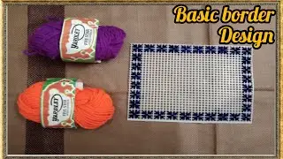 Plastic canvas basic border design (part 3)