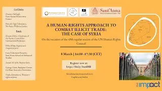A Human-Rights approach to combat illicit trade: the case of Syria