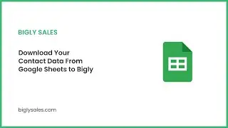 Download Your Contact Data From Google Sheets to Bigly