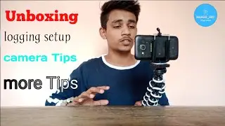 Unboxing vlogging setup/and edting app for android mobile/more tips.