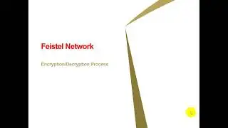 CS627 Cyber Security | Part 35 | Feistel Network|  Virtual University|