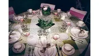 Vintage wedding table decorations