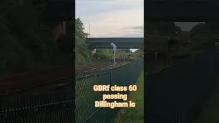 GBRf class 60 passing Billingham lc