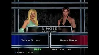 WWE - Torrie Wilson vs. Dawn Marie (ALL COM) - Royal Rumble 2003