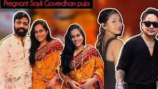 Pregnant Sayli Kamble Celebrates Govardhan Puja  Dhawal Patil | Pawandeep Rajan  Arunita Kanjilal |